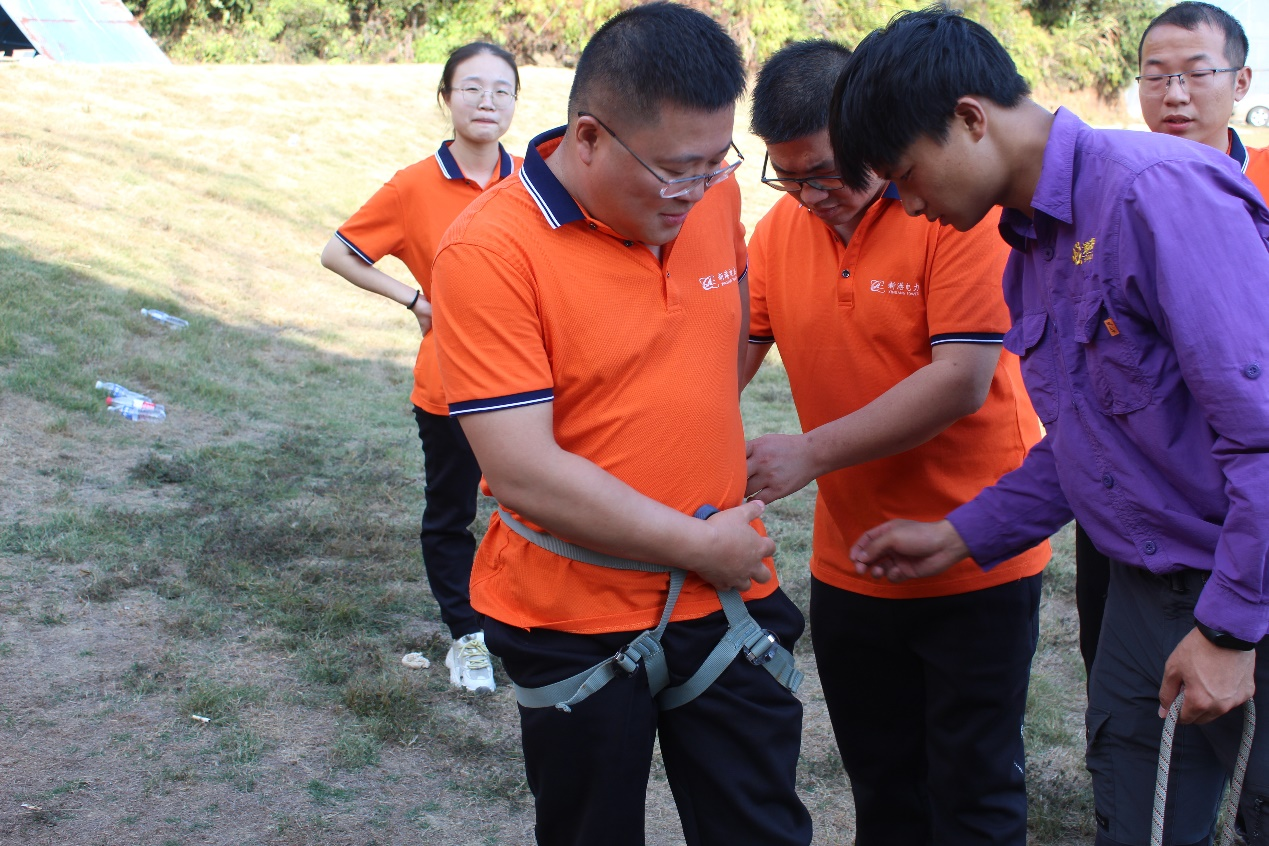 图二十 穿戴安全装备